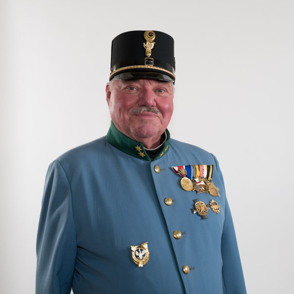 Helmut Hinterhuber, Kommandant des Fahnen-Korps